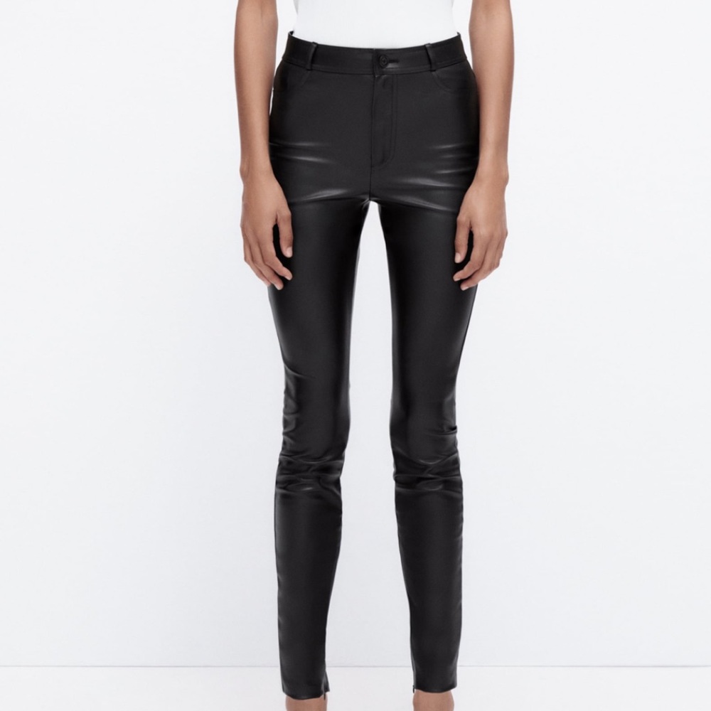 ZARA LEATHER PANTS